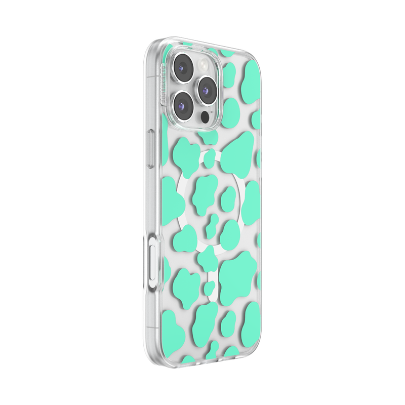 Turquoise Cow Cow — iPhone 16 Pro Max MagSafe Case image number 1